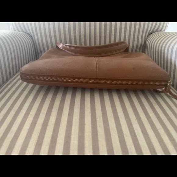 Tory Burch Pebbled Leather Hobo Shoulder Bag Purse - Picture 13 of 13